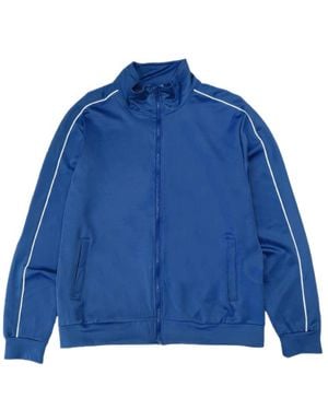 TRUEDAMES Side Pipe Track Jacket - Blue