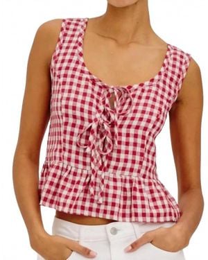 Rails Jonah Top - Red
