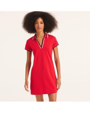 Nautica Deck Polo Dress - Red