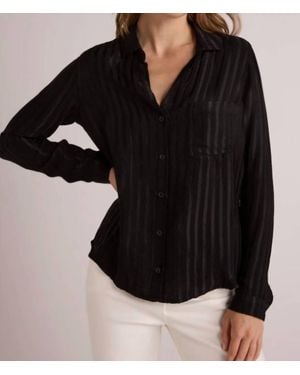 Bella Dahl Pocket Button Down Shirt - Black