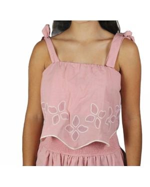 If So Scallop Top - Pink