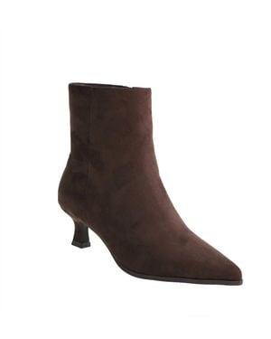 Chinese Laundry Novalie Kitten Heel Bootie - Brown
