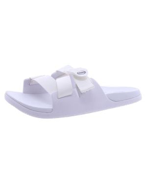 Chaco Chillos Adjustable Slip On Slide Sandals - Purple
