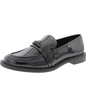 Karl Lagerfeld Randall Logo Manmade Loafers - Black