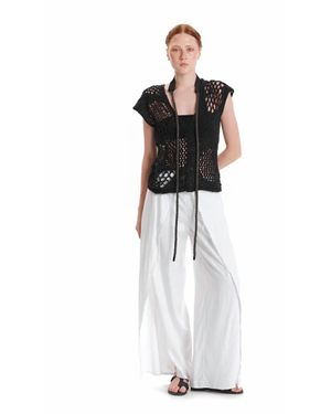 Kourbela Nature Textures Top - White