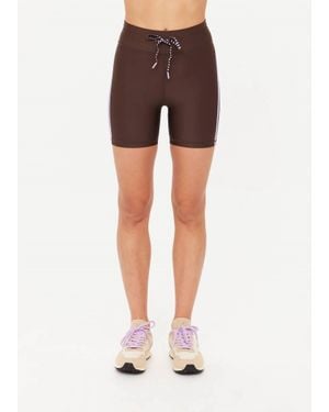 The Upside Oxford 5In Spin Short - Brown