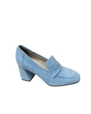 SOPHIQUE Milano Essenziale Heel Loafers - Blue