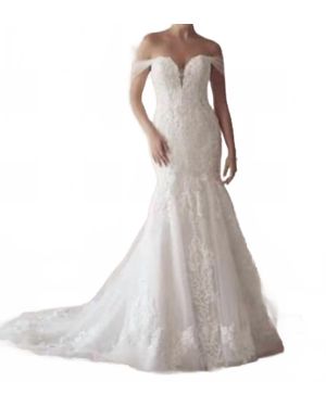 Maggie Sottero Strapless Wedding Gown - White