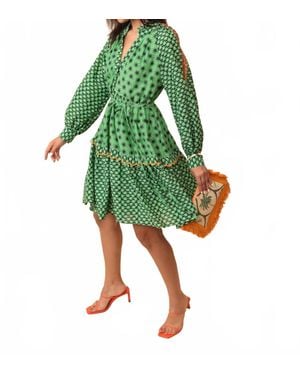 Emily Lovelock Lucy Dress - Green
