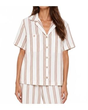 The Upside Baja Katia Collared Shirt - White