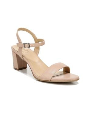 Naturalizer Bristol G8660S2 Dress Sandal Block Heel Gal305 - Metallic