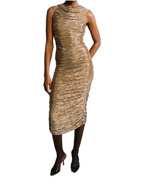 Sabina Musayev Supernova Dress - Brown