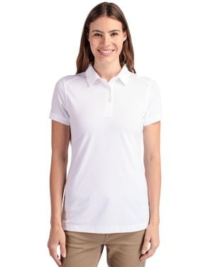 Cutter & Buck Advantage Tri-Blend Pique Polo Shirt - White