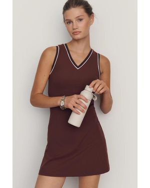 Varley Kalani Mini Dress - Brown
