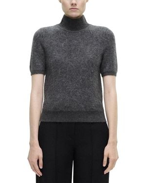 Adam Lippes Ari 100% Cashmere Top - Black