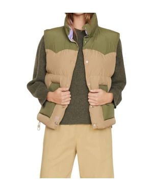 Xirena Miller High Puffers Vest - Green