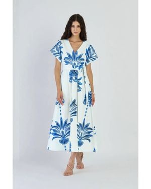 Beyond By Vera Sailor Dress - Blue