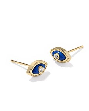 Kendra Scott Mini Eye Stud Earrings - Blue