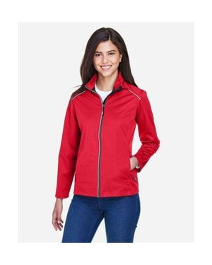 CORE365 Techno Lite Three-Layer Knit Tech-Shell - Red