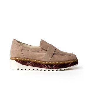 REV SHOES Carolyn Luxury Loafers - Brown