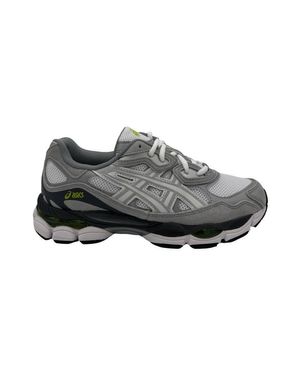 Asics Breathable Mesh Sneakers With Gel Technology - Gray