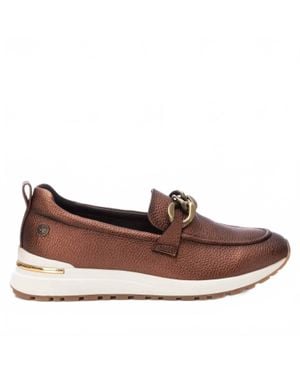Xti Casual Slip-On Moccasins - Brown