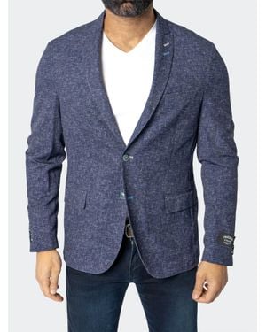 Maceoo Blazer Unconstructed Descartes Nazarene - Blue