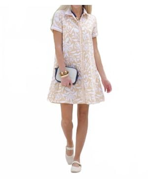 Just Darviny Charlotte Short Sleeve Dress - Multicolor