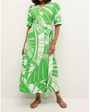 Marie Oliver Rita Wrap Dress - Green