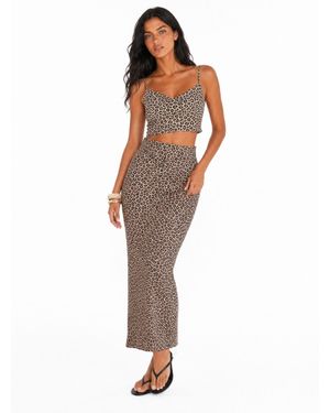 Forever 21 Printed Maxi Skirt And Tank Top Set - Multicolor