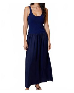 DH New York Porto Maxi Dress - Blue