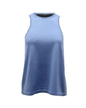 Haider Ackermann Two-Tone Tank Top - Blue