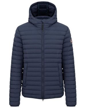 Colmar Dark Quilted Padded Jacket - Blue