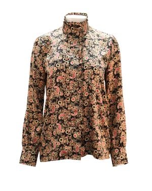 Sandro Sandro Paisley-Print Shirt - Brown