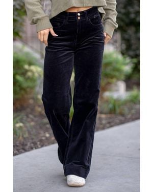 Judy Blue Berkley Corduroy Trouser - Blue