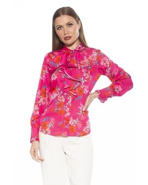 Alexia Admor Brooks Blouse - Pink