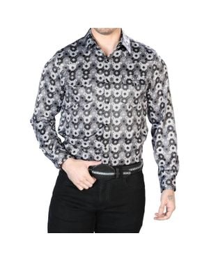 El Señor De Los Cielos Casual Long Sleeve Shirt - Black