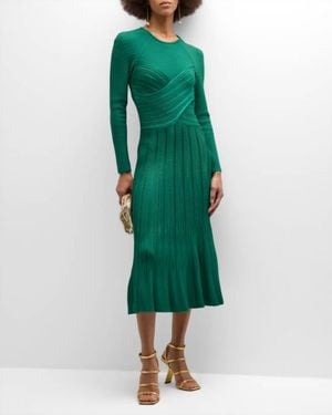 PAOLA BERNARDI Vestido Rubia Corpreto - Green