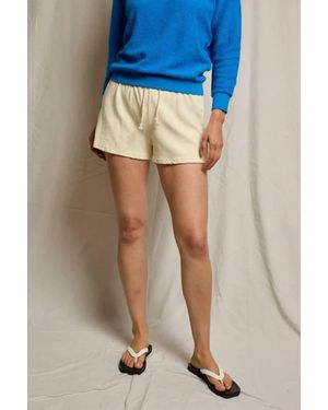 PERFECTWHITETEE Layla French Terry Sweat Shorts - Blue