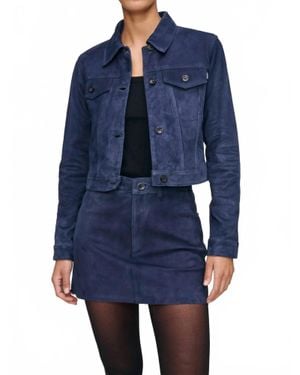 DL1961 Alma Mini Skirt - Blue