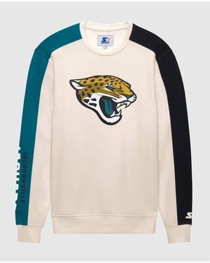 Starter Jacksonville Jaguars Team Crew Long Sleeve Shirt - Blue