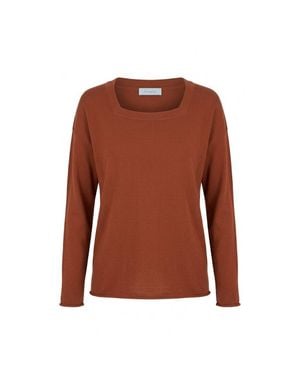 Malo Cotton Sweater - Brown