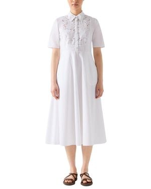 LK Bennett Grace Dress - White