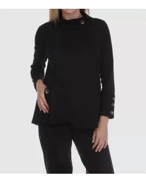 Neon Buddha Coffee Date Tunic - Black