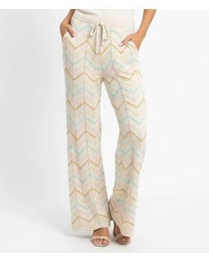 In February High-Waisted Crochet Pant - Natural