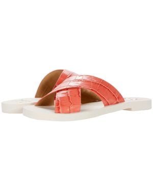 Michael Kors Glenda Sandal Grapefruit 40S0Glfp1E-665 - Red