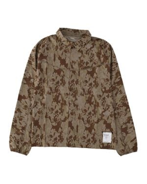 Satisfy Ambientwarp River Camouflage Long-Sleeve Shirt - Brown