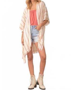 Elan Riley Kimono - White