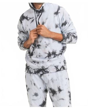 Mono B Sway Tie Dye Pullover Hoodie - White