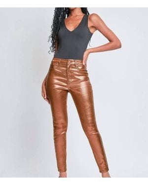 YMI Lina High Rise Metallic Skinny Jean - Multicolor